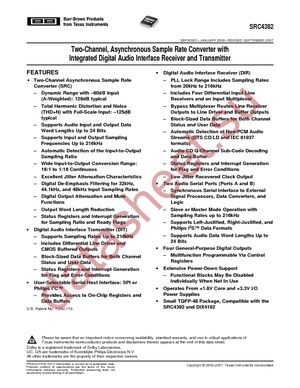 SRC4382IPFBR datasheet  